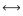 Arrow pointing left and right