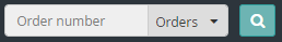 Searching orders by order number